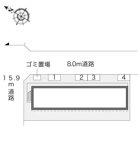 羽村市神明台２丁目 月極駐車場